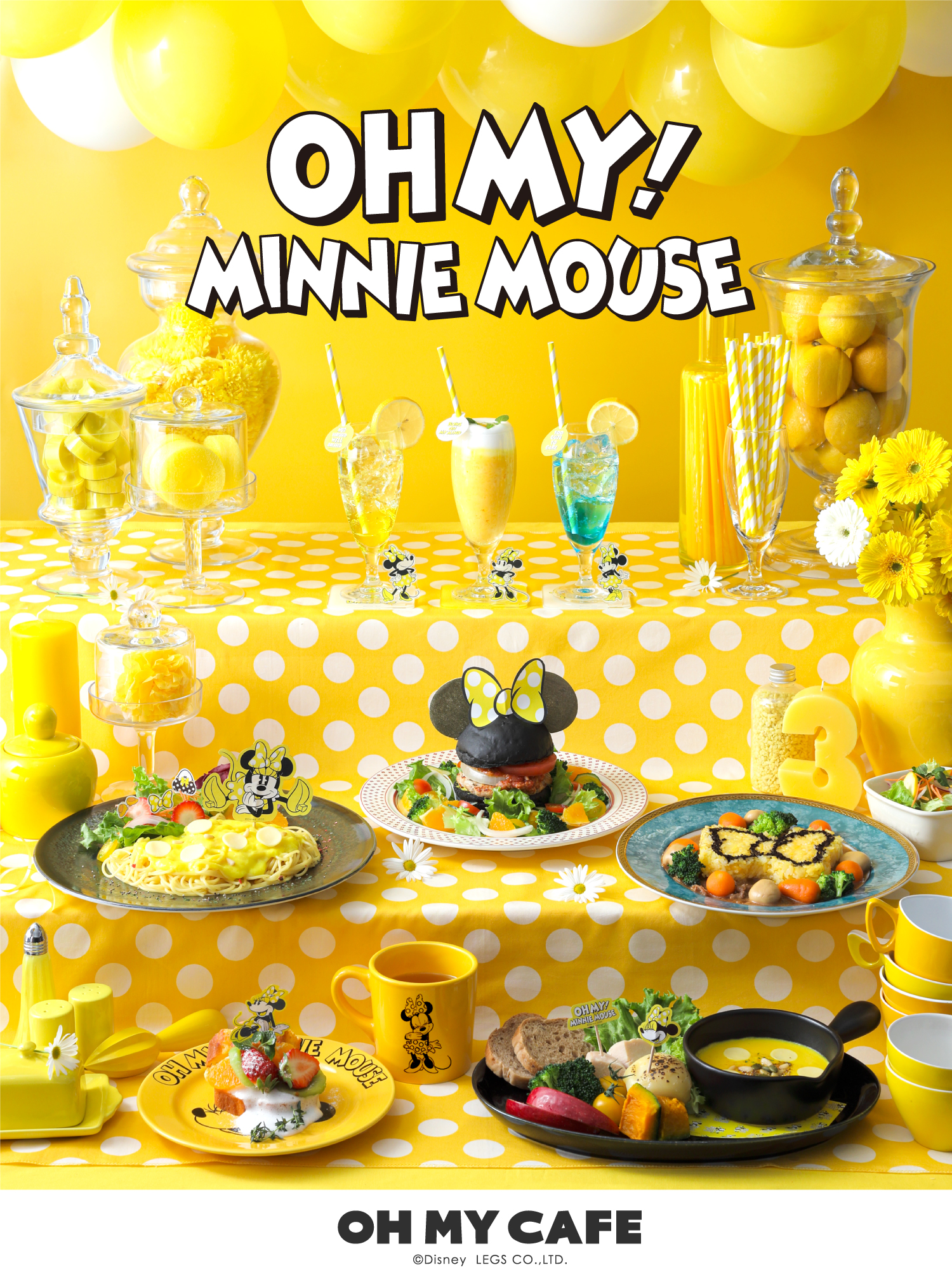 ミニーマウスの Oh My Minnie Mouse Oh My Cafeが心斎橋オーパで期間限定オープン 2 18 4 19 大阪 ミナミじゃーなる