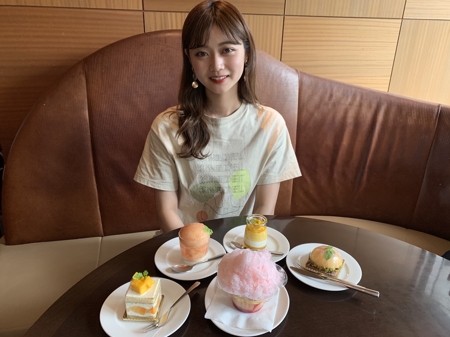 カフェ グルメショップ カフェベル マンゴー 桃スイーツ シェラトン都ホテル大阪 7 1 8 31 大阪ミナミじゃーなる