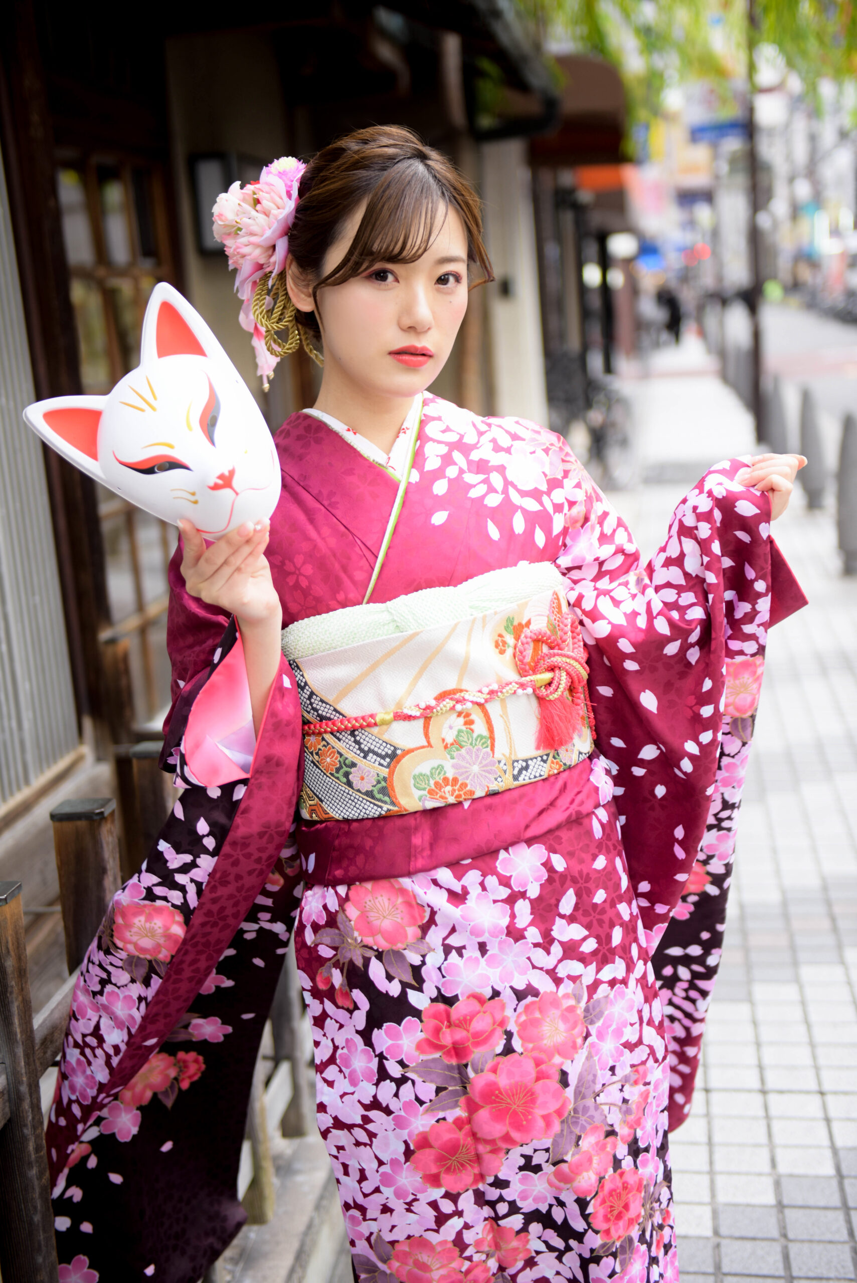 海外の方にも喜ばれる心斎橋の和スポットでの「着物撮影プラン」を体験